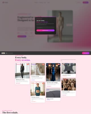 Lingerie & Intimate Wear Professional Website Template