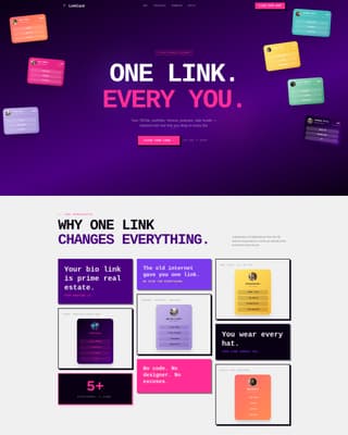 Digital Business Card Specialist Professional Website Template