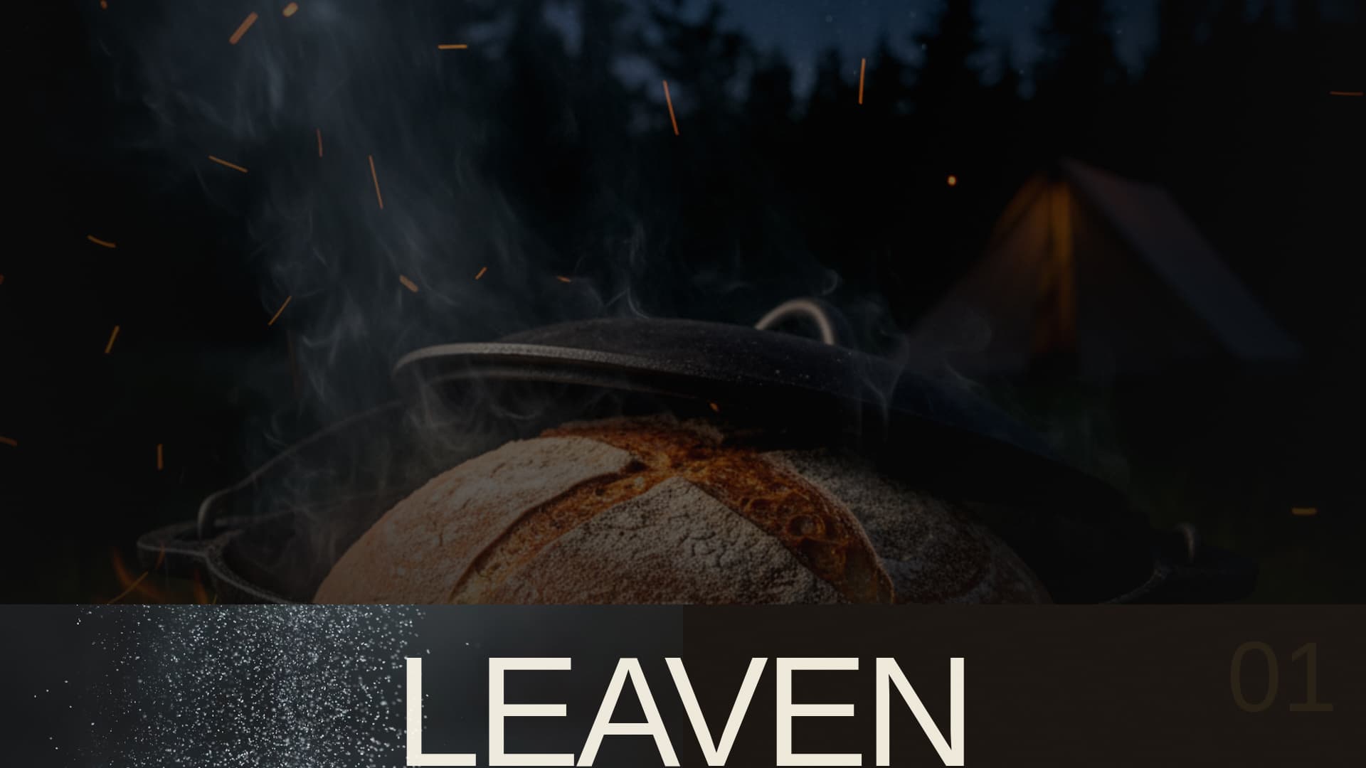 Leaven - Brutalist Sourdough Landing Page Template