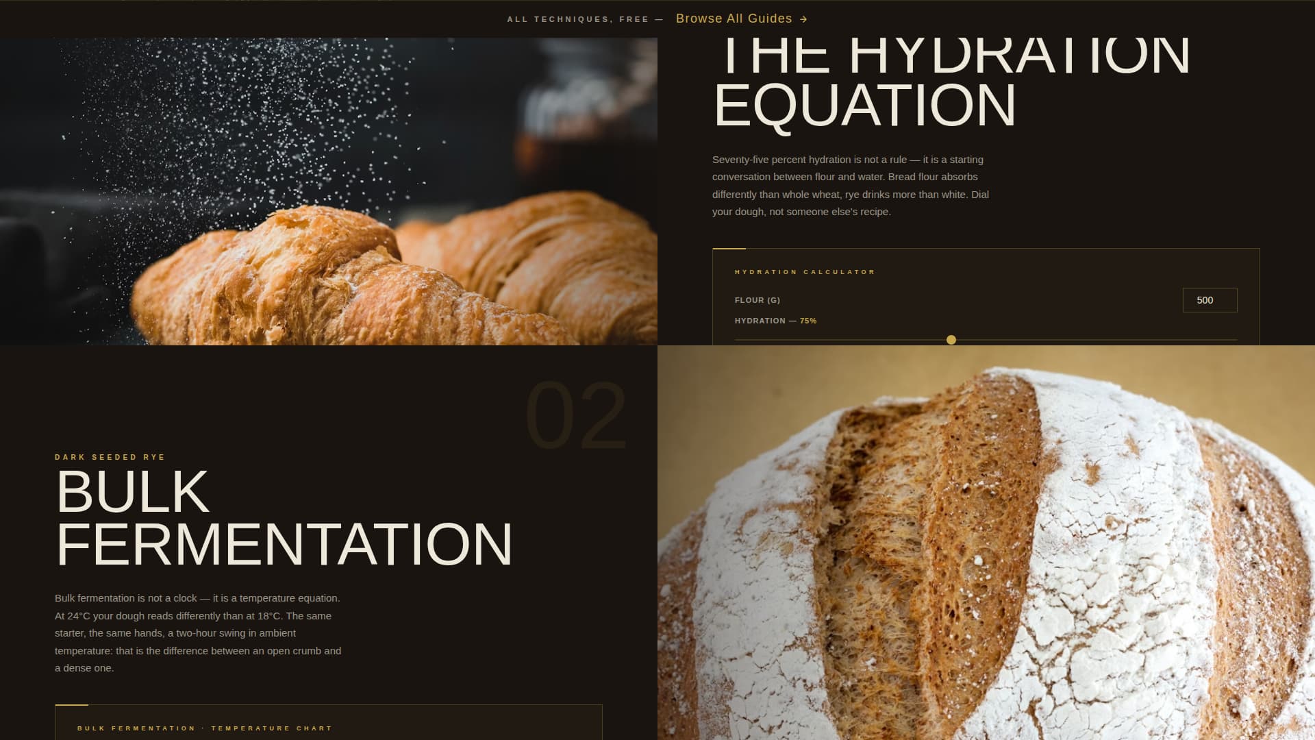 Leaven - Brutalist Sourdough Landing Page Template