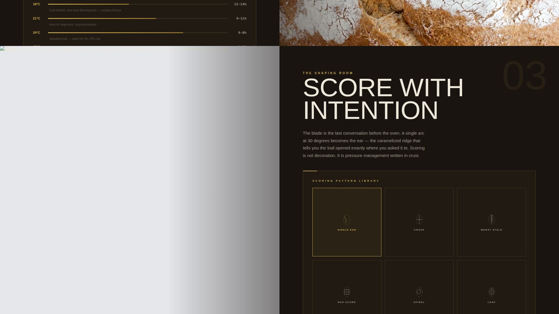 Leaven - Brutalist Sourdough Landing Page Template