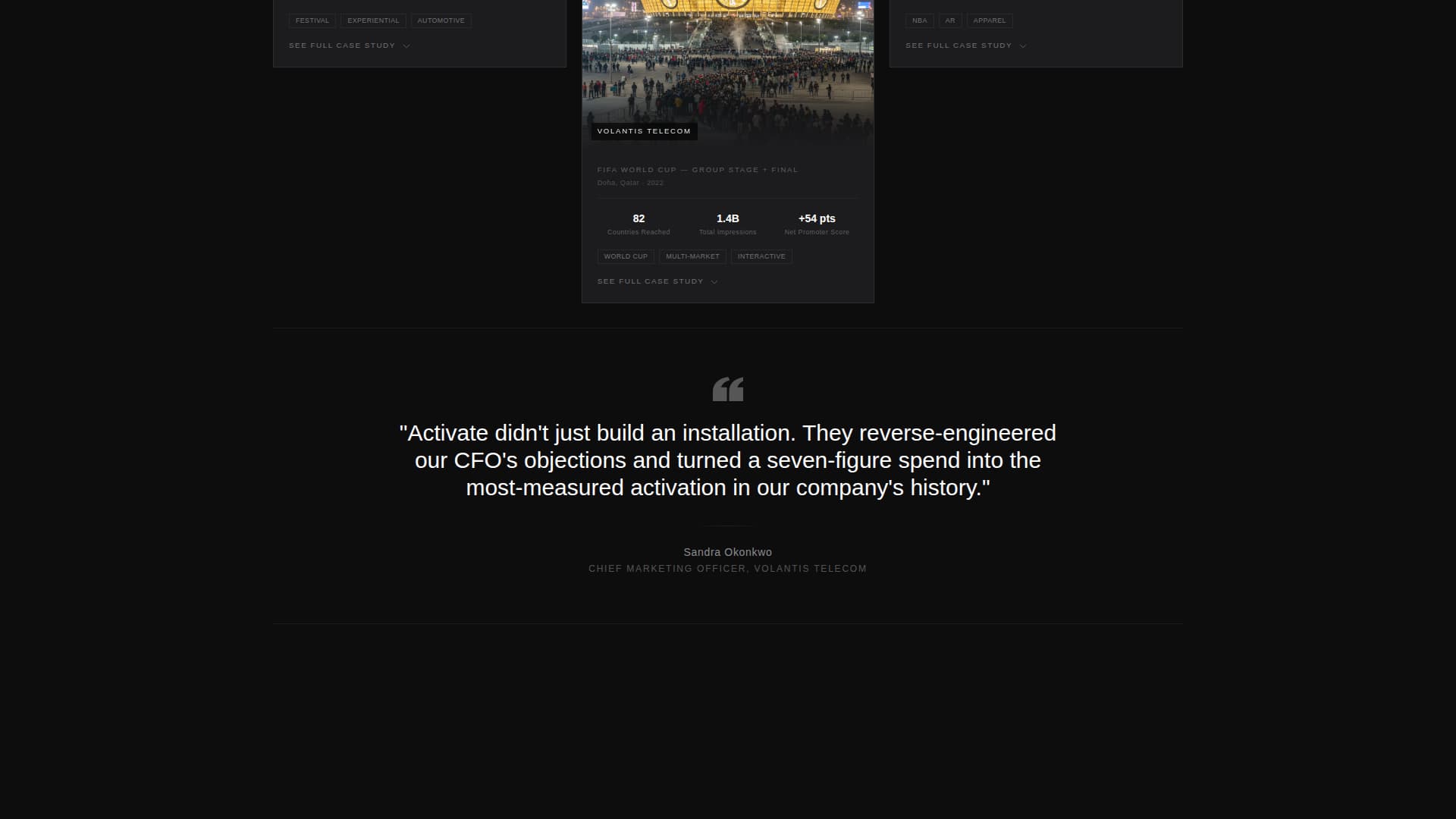Event Sponsorship Agency Landing Page Template