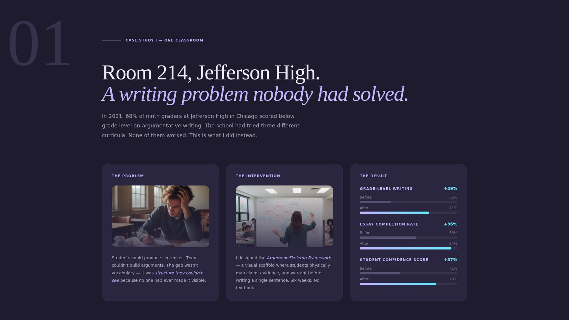 Pedagogue - Inspiring Teacher Landing Page Template