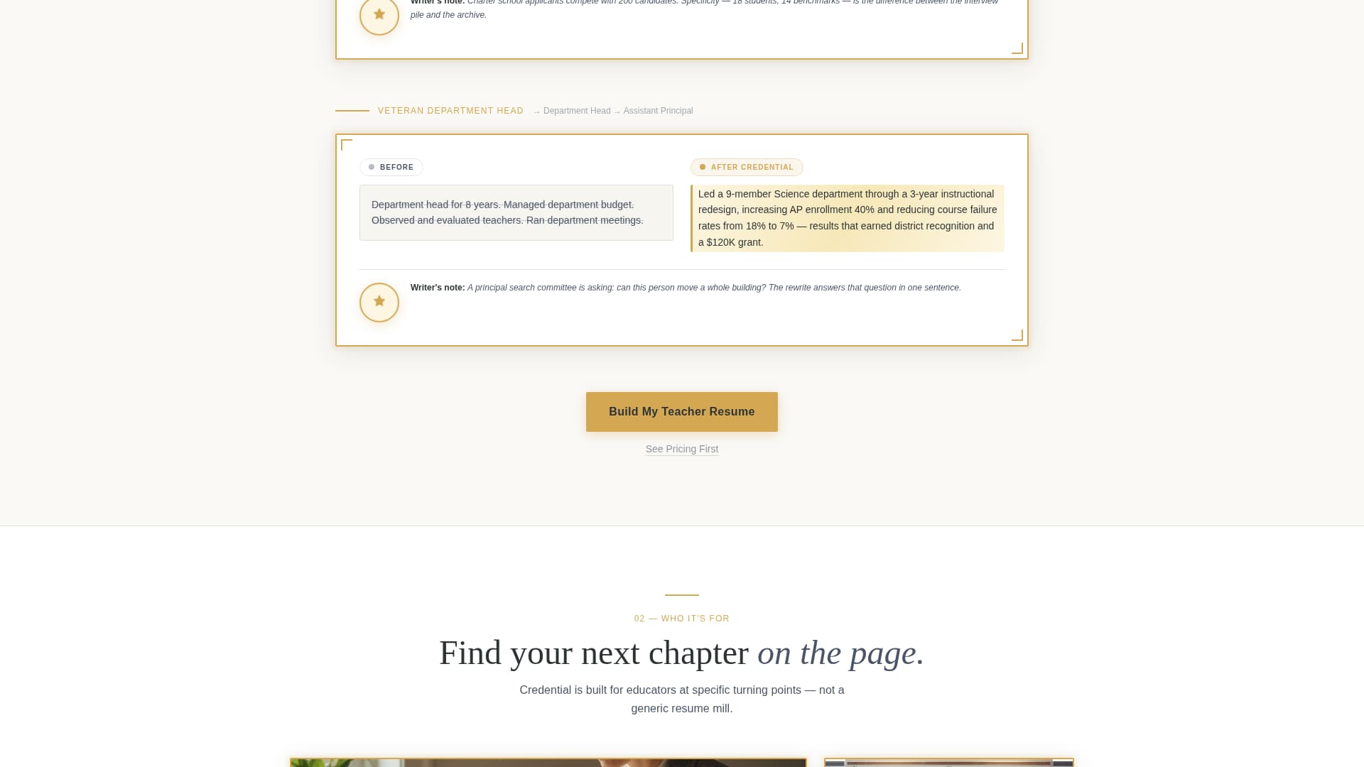 Teacher - Modern Professional Landing Page Template