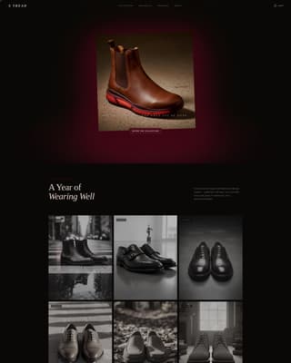 Footwear Brand Pricing Website Template