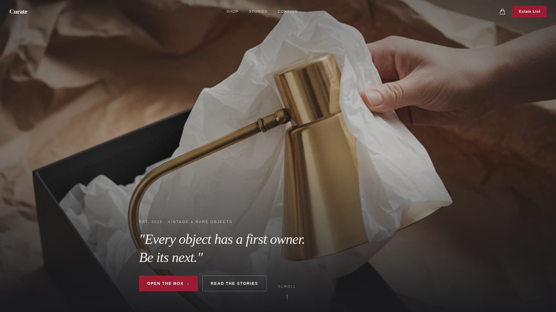 Vintage Fashion Blog Website Template