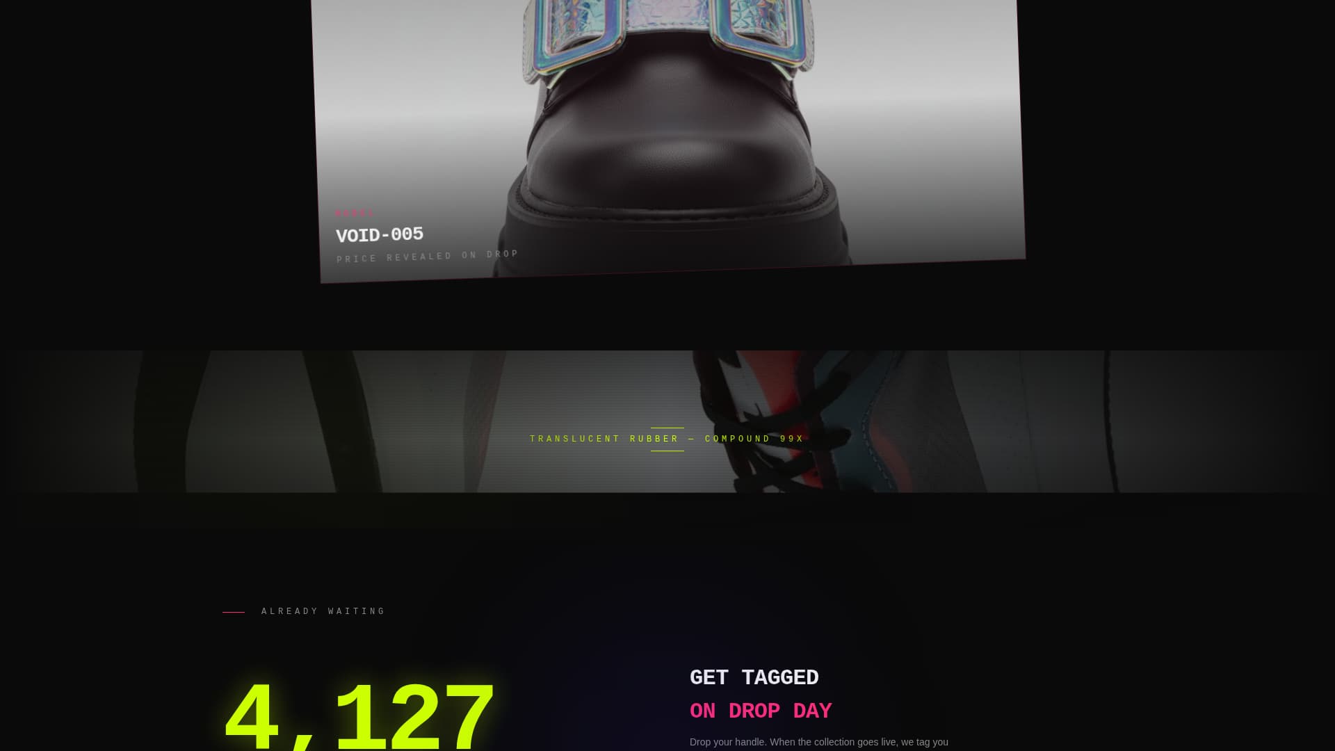 Y2K Fashion Pre-Launch Website Template
