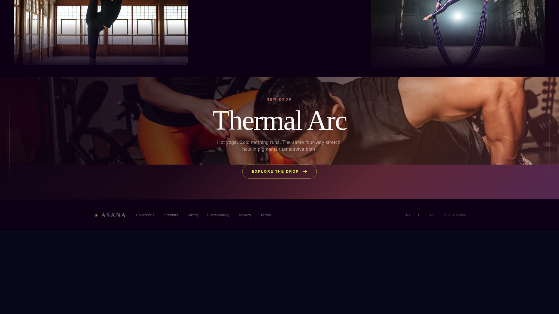 Activewear & Athleisure Brand Professional Website Template