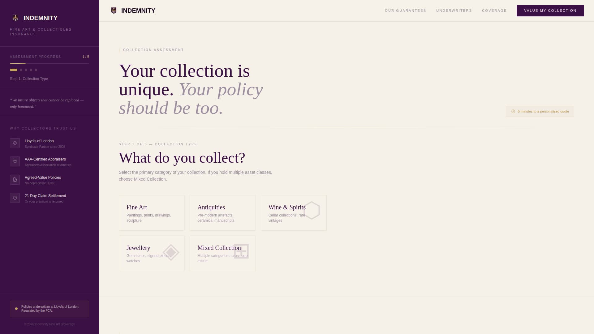 Specialty Insurance Professional Website Template