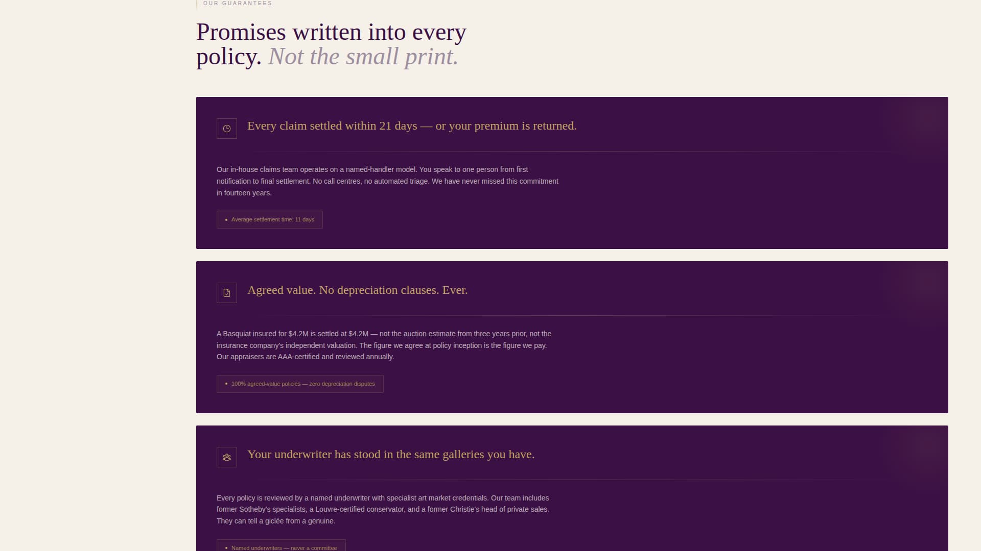Specialty Insurance Professional Website Template