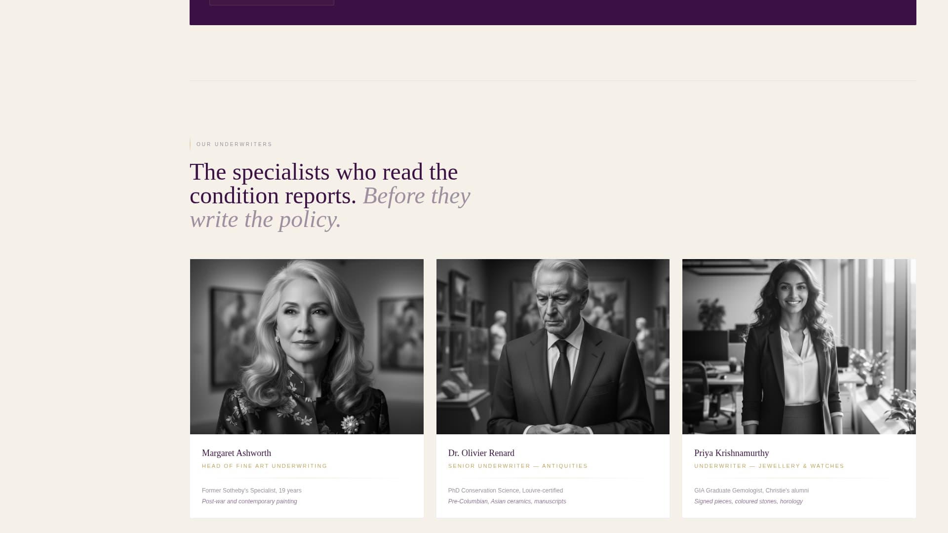 Specialty Insurance Professional Website Template