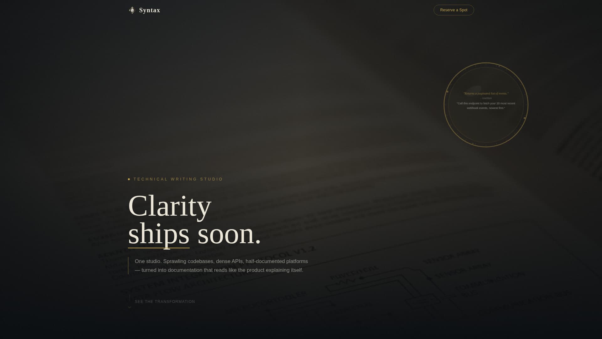 Specialist Writing & Content Portfolio Pre-Launch & Coming Soon Website Template