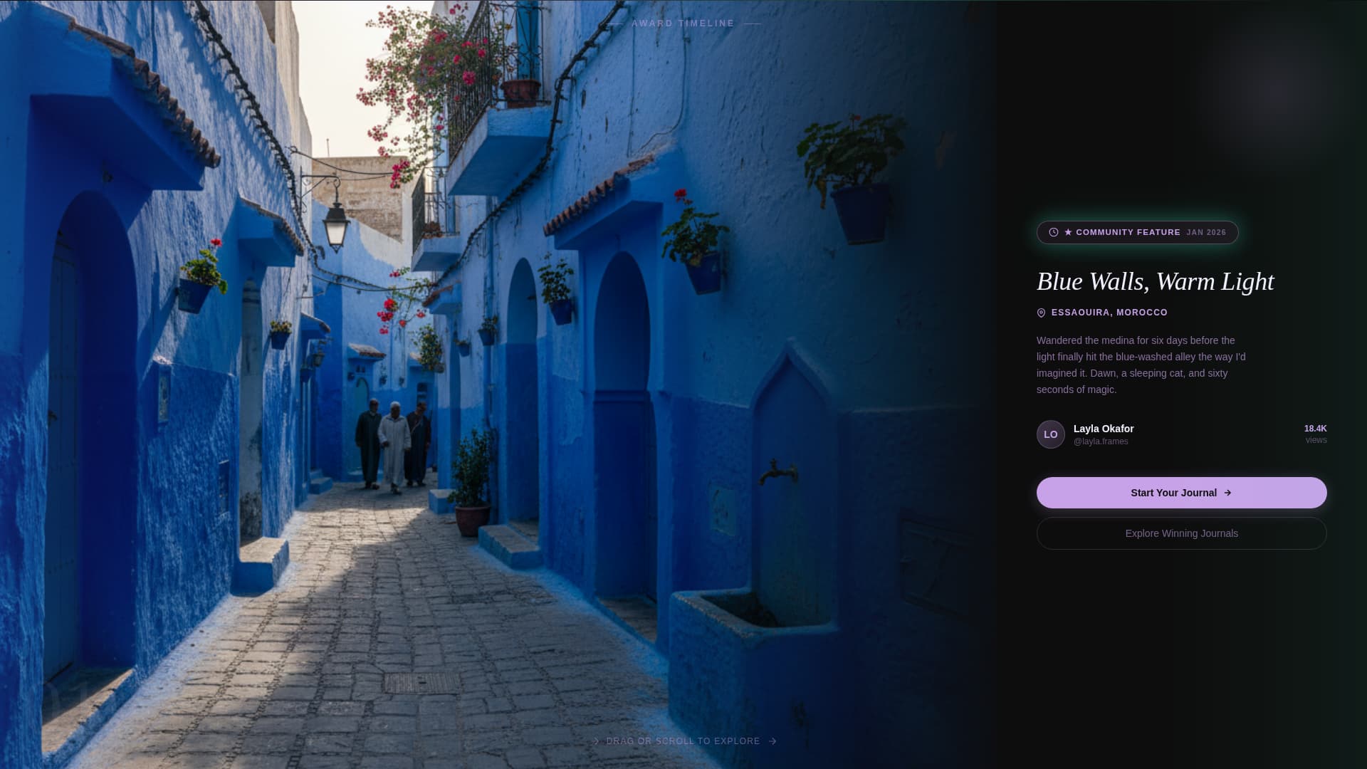 Advanced Side Project & Hobby Showcase Professional Website Template