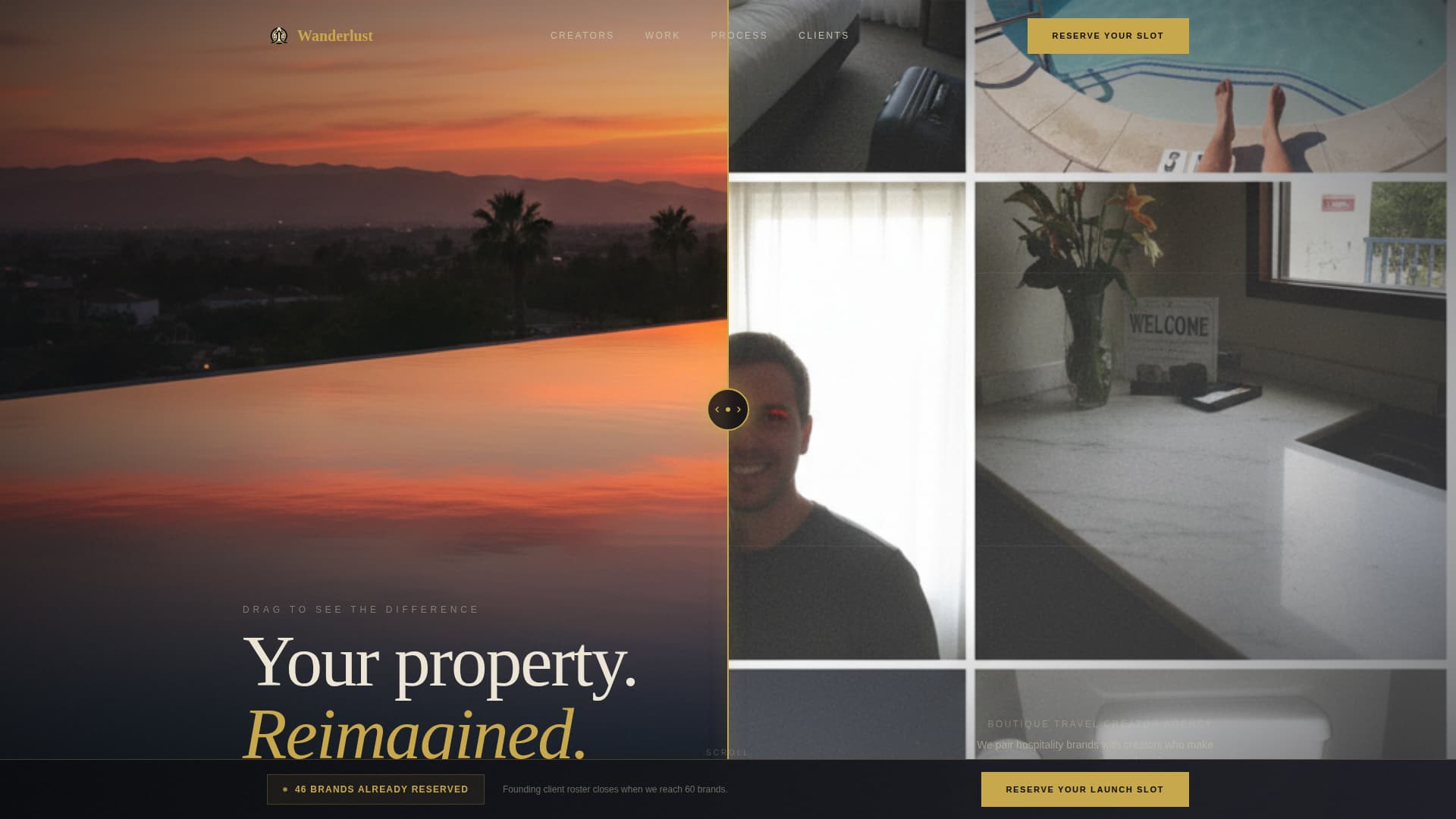 Wanderlust - Cinematic Travel Landing Page Template