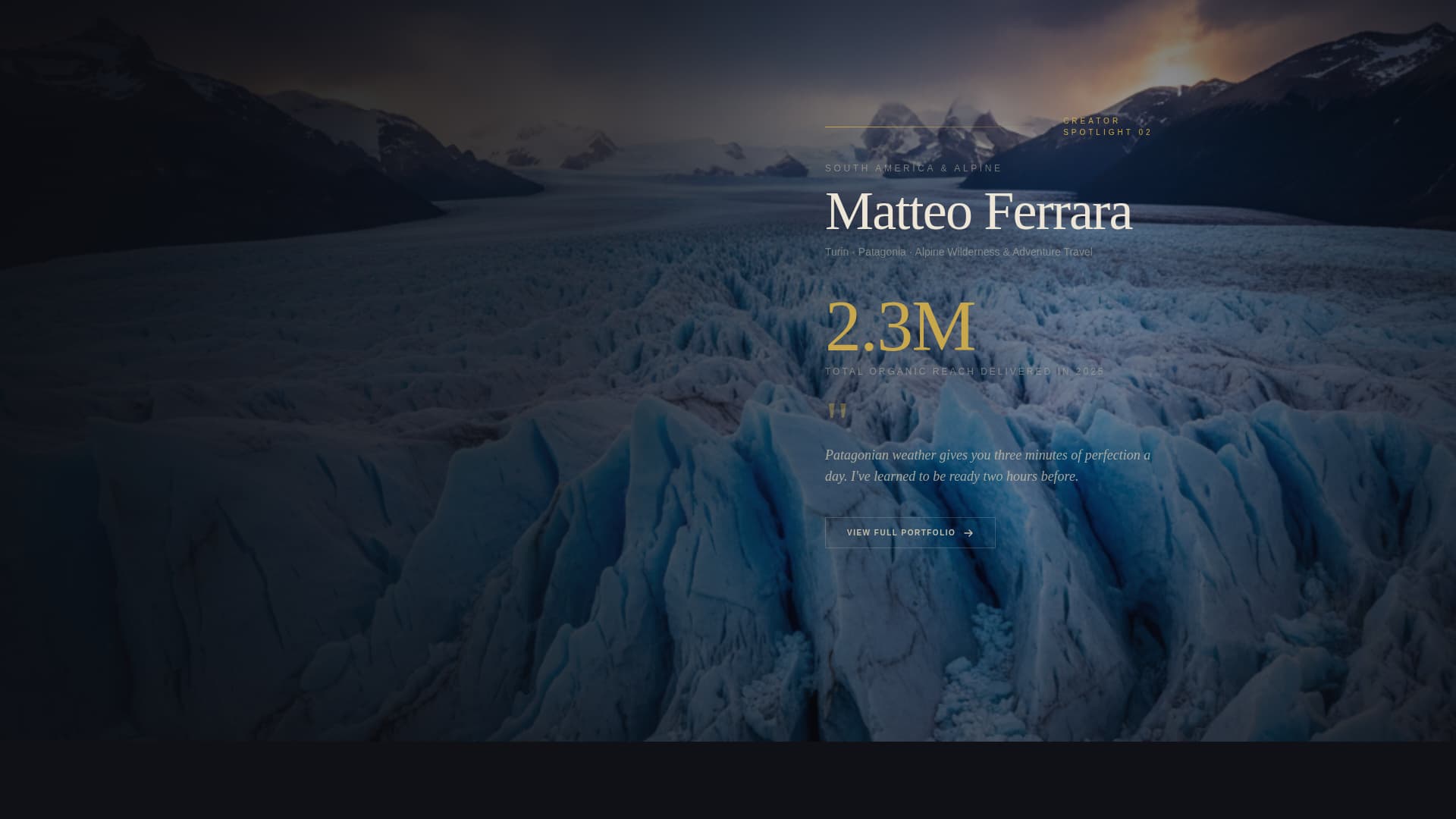 Wanderlust - Cinematic Travel Landing Page Template