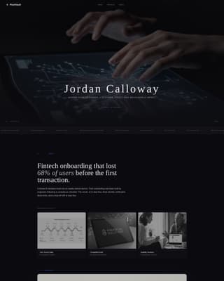 Pixelvault - Immersive Designer Landing Page Template