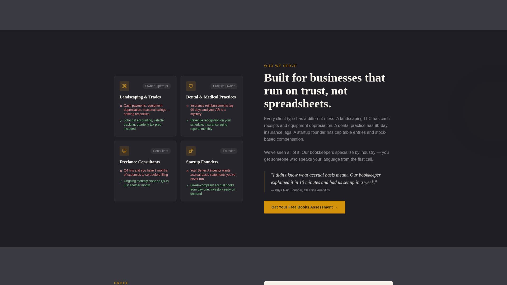 Accounting & Tax Firm Booking Website Template