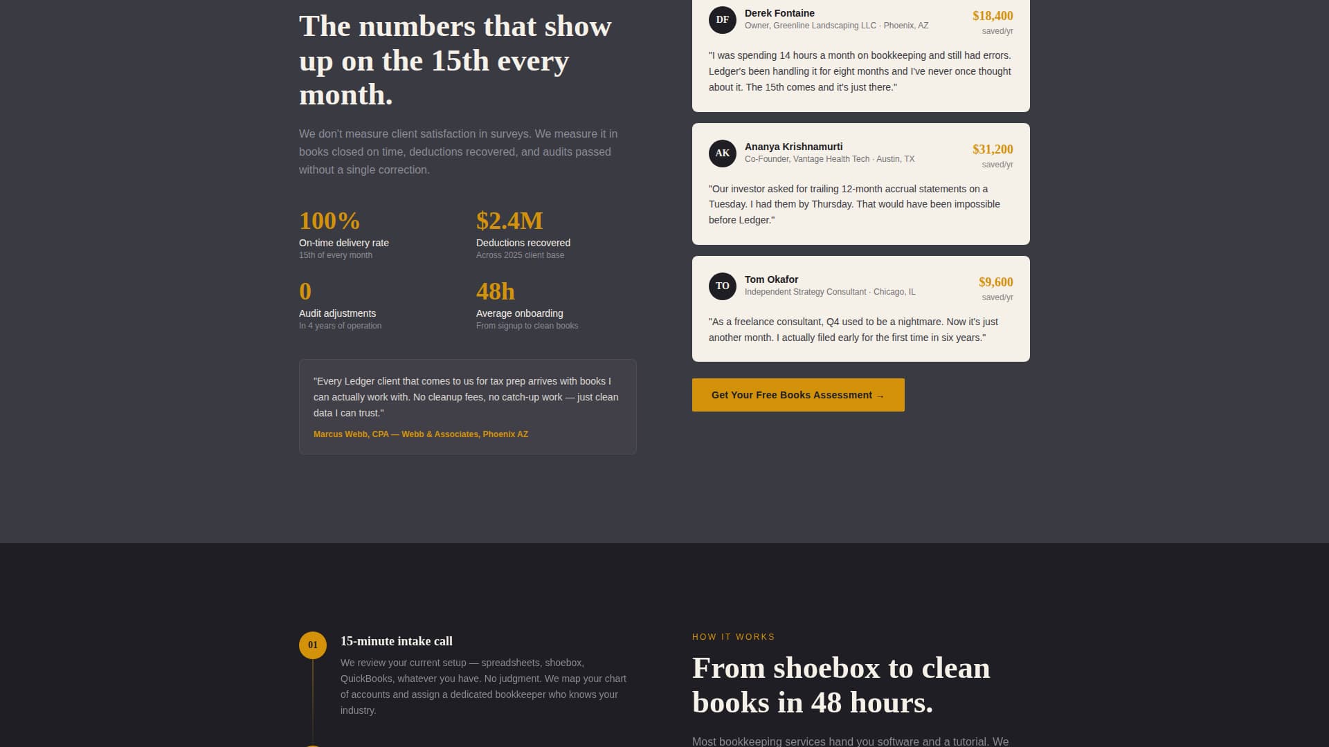 Accounting & Tax Firm Booking Website Template