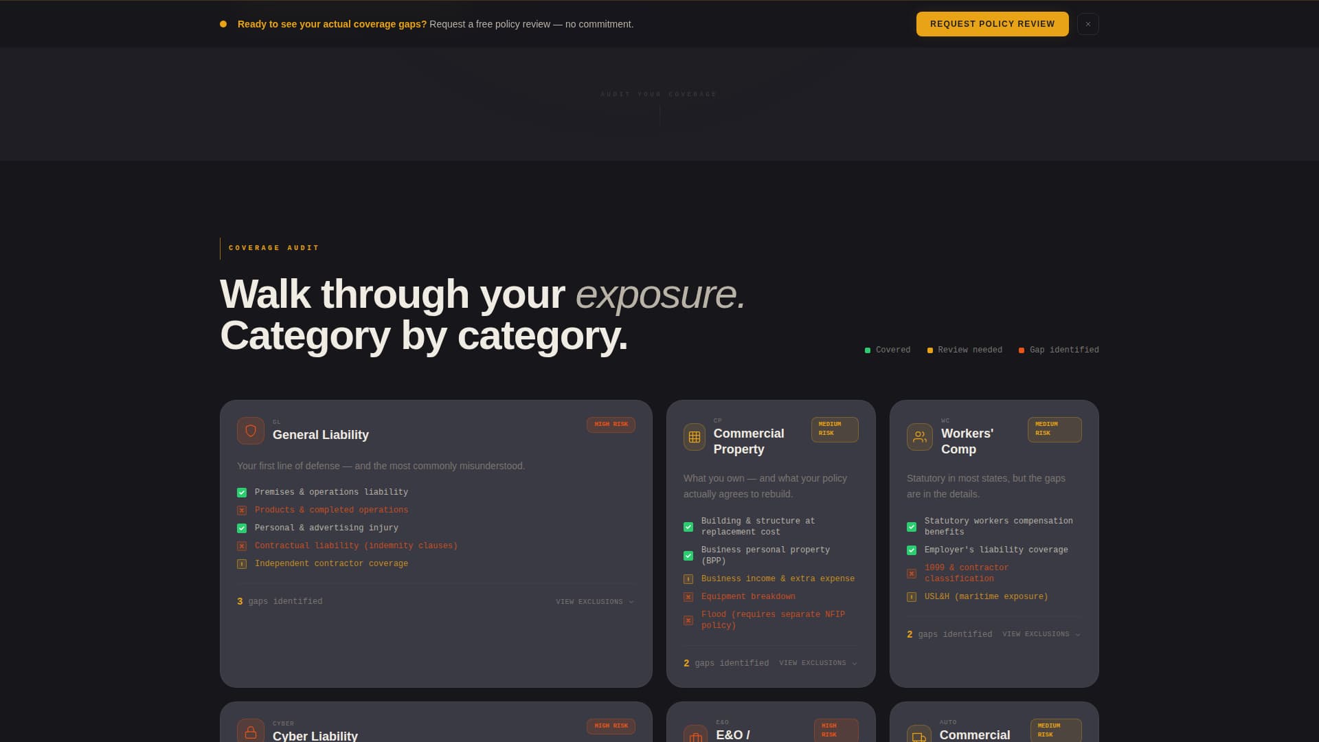 Insurance Company Reviews Website Template