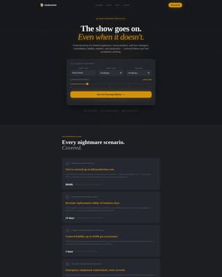 Specialty Insurance Specialist Professional Website Template