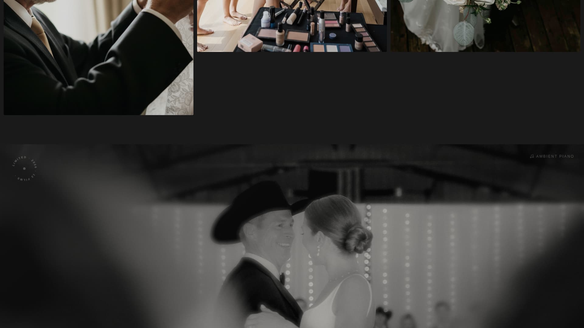 Specialist Videography & Film Portfolio Pre-Launch & Coming Soon Website Template