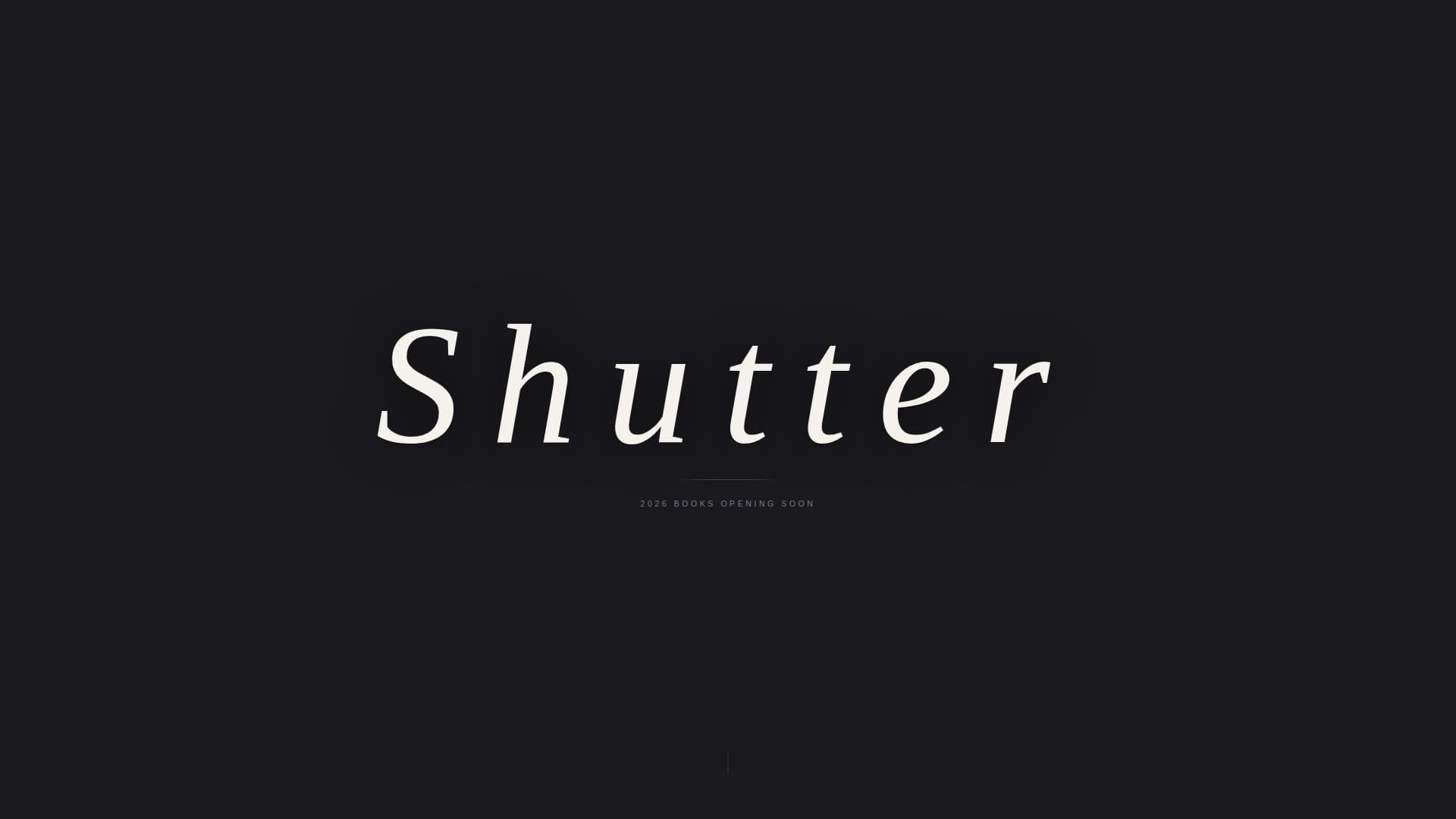 Photography Portfolio Pre-Launch & Coming Soon Website Template