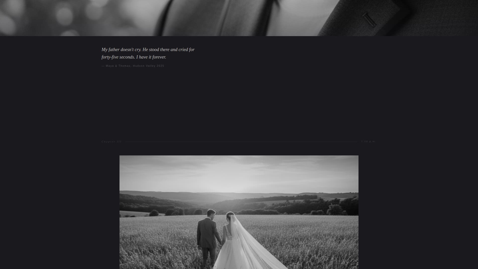 Photography Portfolio Pre-Launch & Coming Soon Website Template