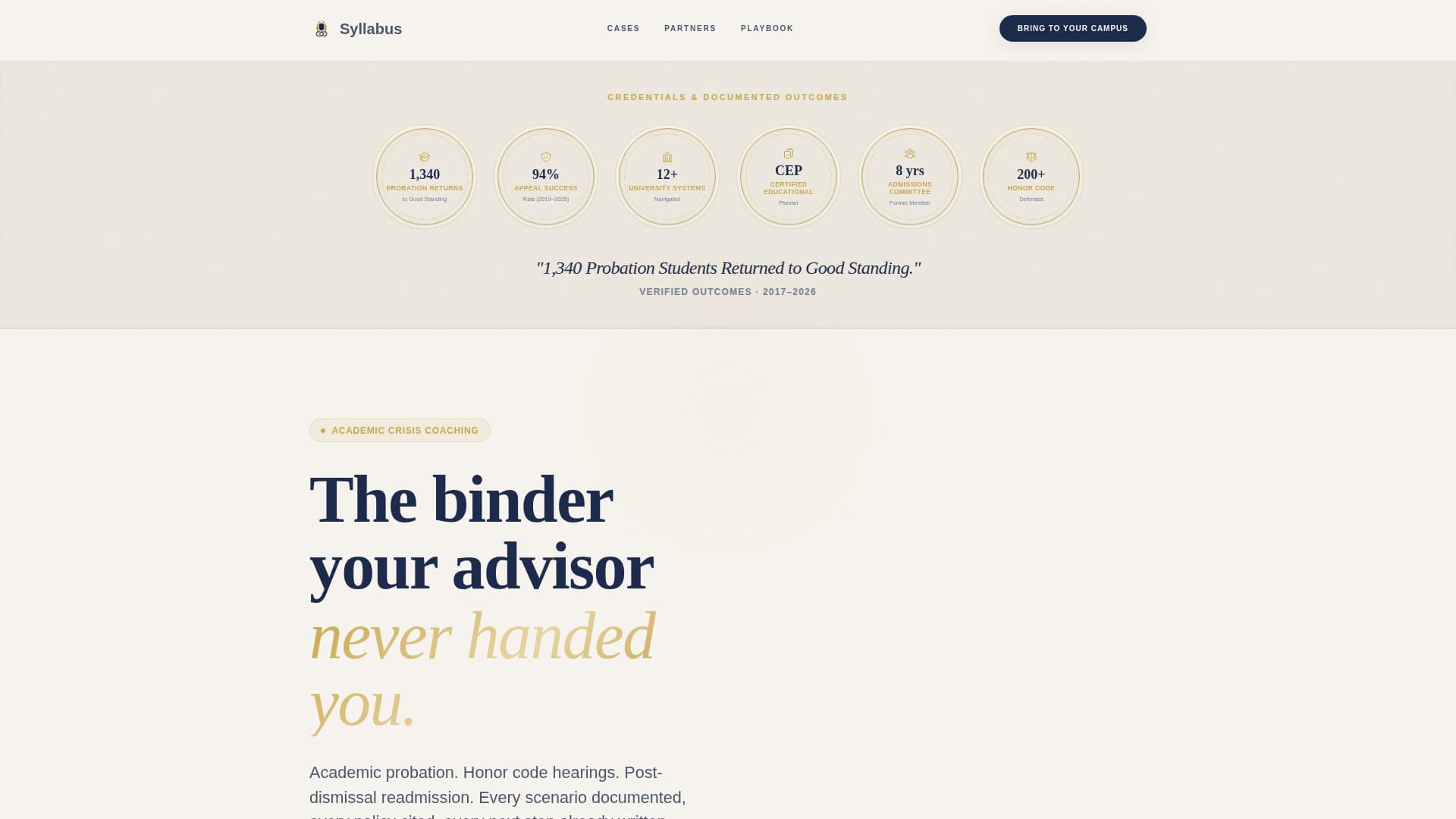 Academic Coaching FAQ Website Template