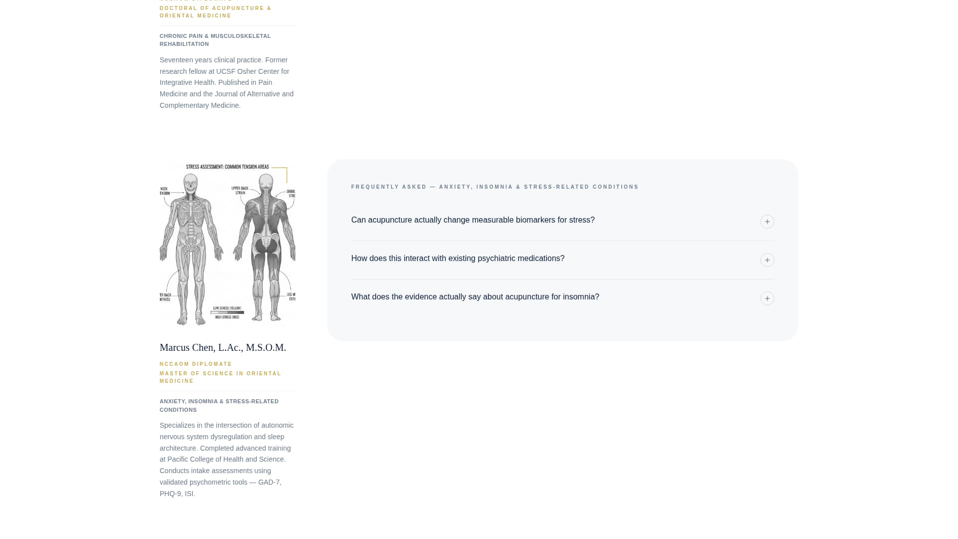 Meridian - Authoritative Acupuncturist Landing Page Template