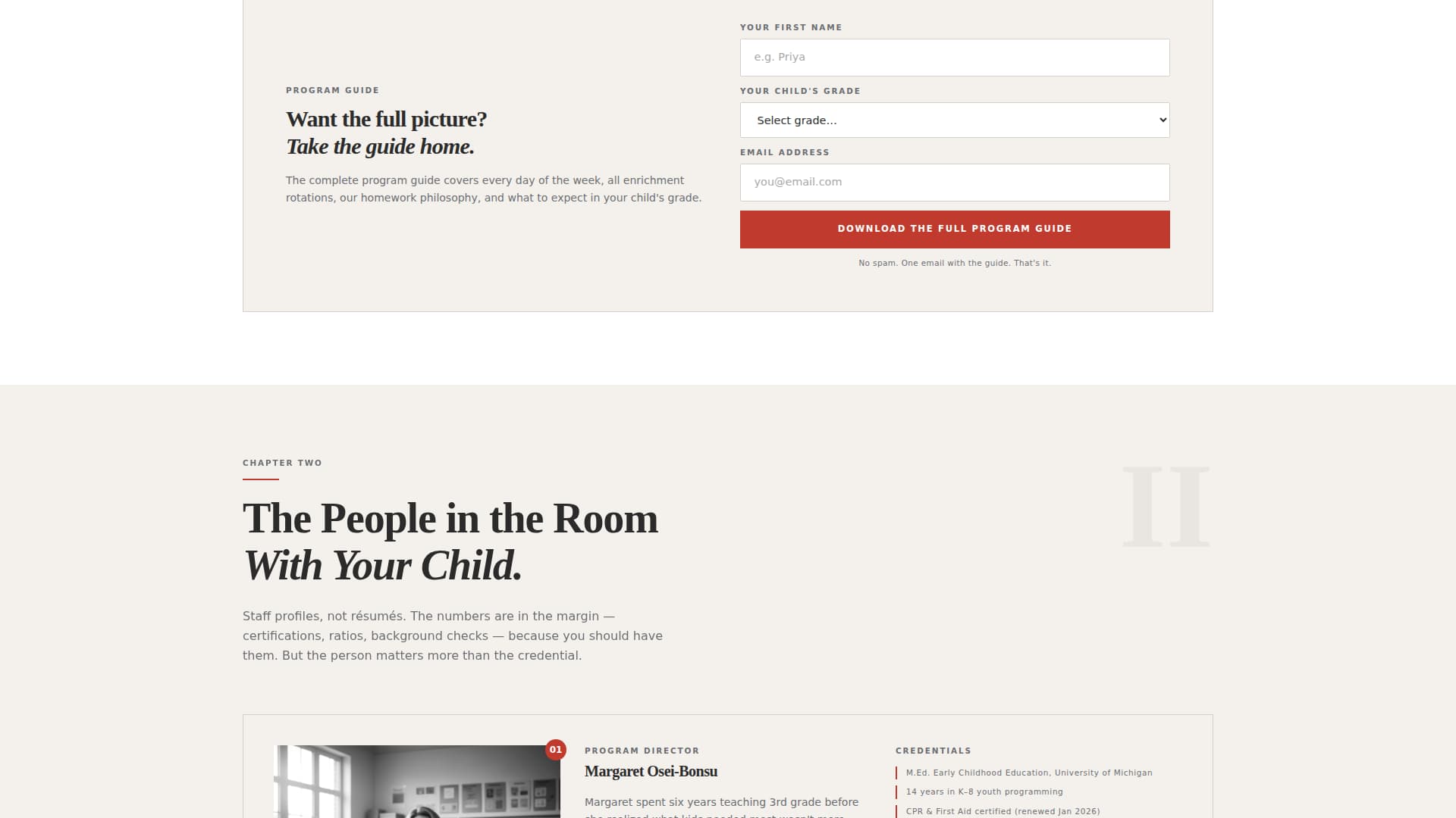After-School Program Marketing Blog Website Template