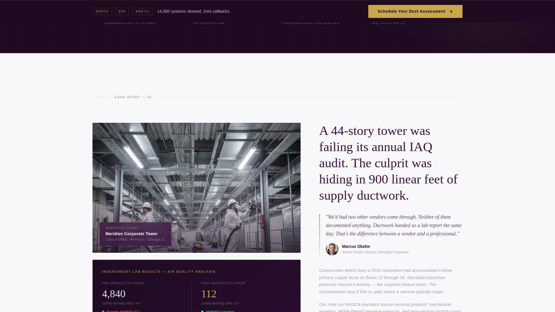 Specialty Cleaning Appointment Booking Website Template