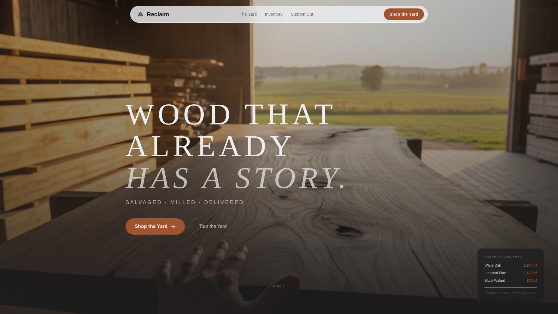 Advanced Wood Products Professional Website Template