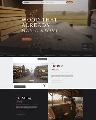 Advanced Wood Products Professional Website Template