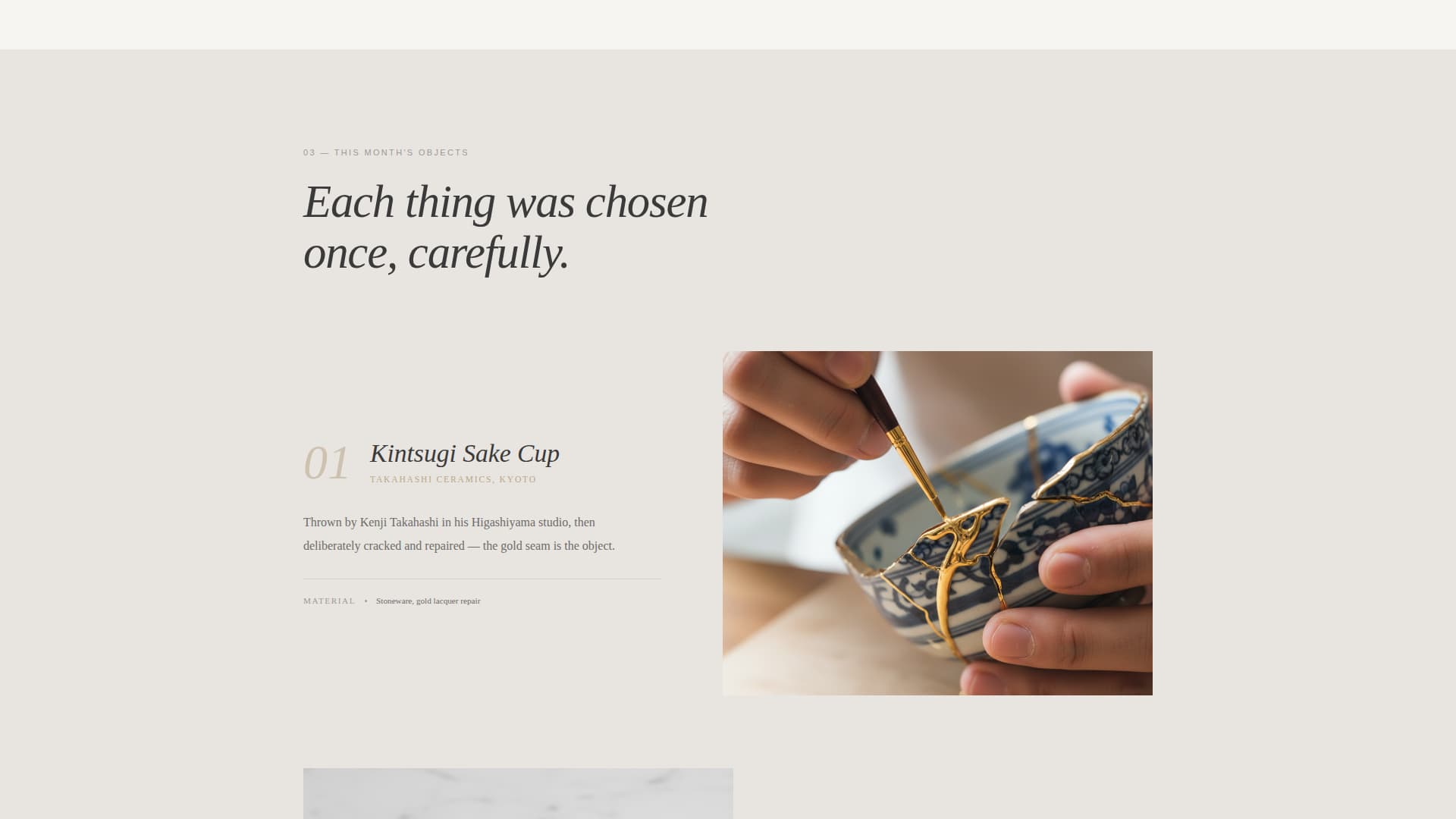 Curate - Avantgarde Subscription Landing Page Template