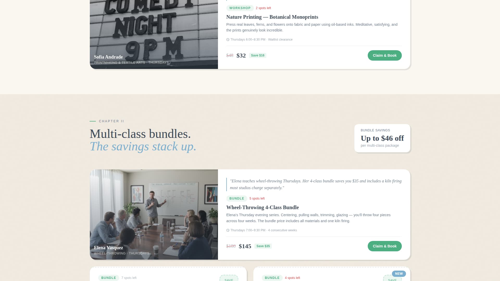 Art School Marketing Appointment Booking Website Template