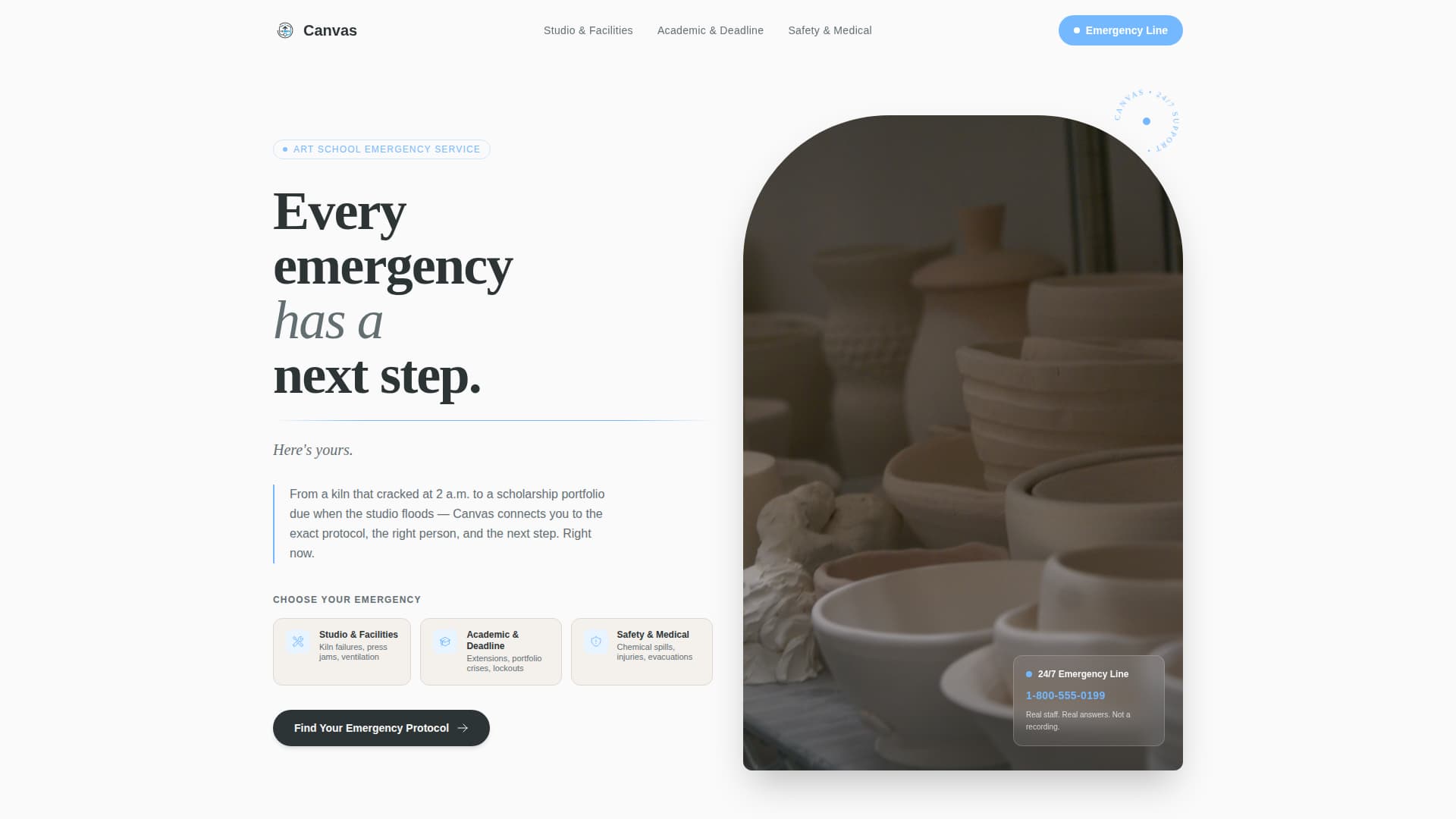 Art School Marketing Reviews & Social Proof Website Template