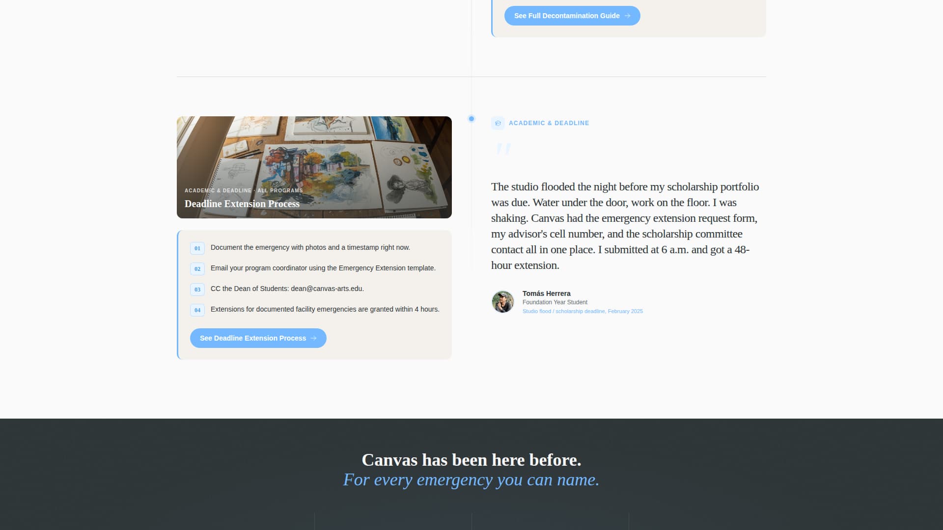 Art School Marketing Reviews & Social Proof Website Template
