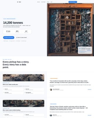 Haul - Reliable Junkremoval Landing Page Template