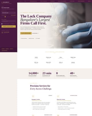 Deadbolt - Trusted Locksmith Landing Page Template