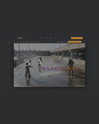 Blast - Executive Pressurewashing Landing Page Template