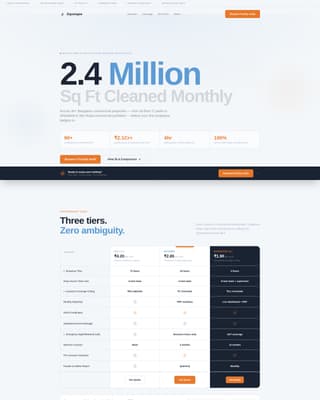 Squeegee - Highimpact Commercialcleaning Landing Page Template