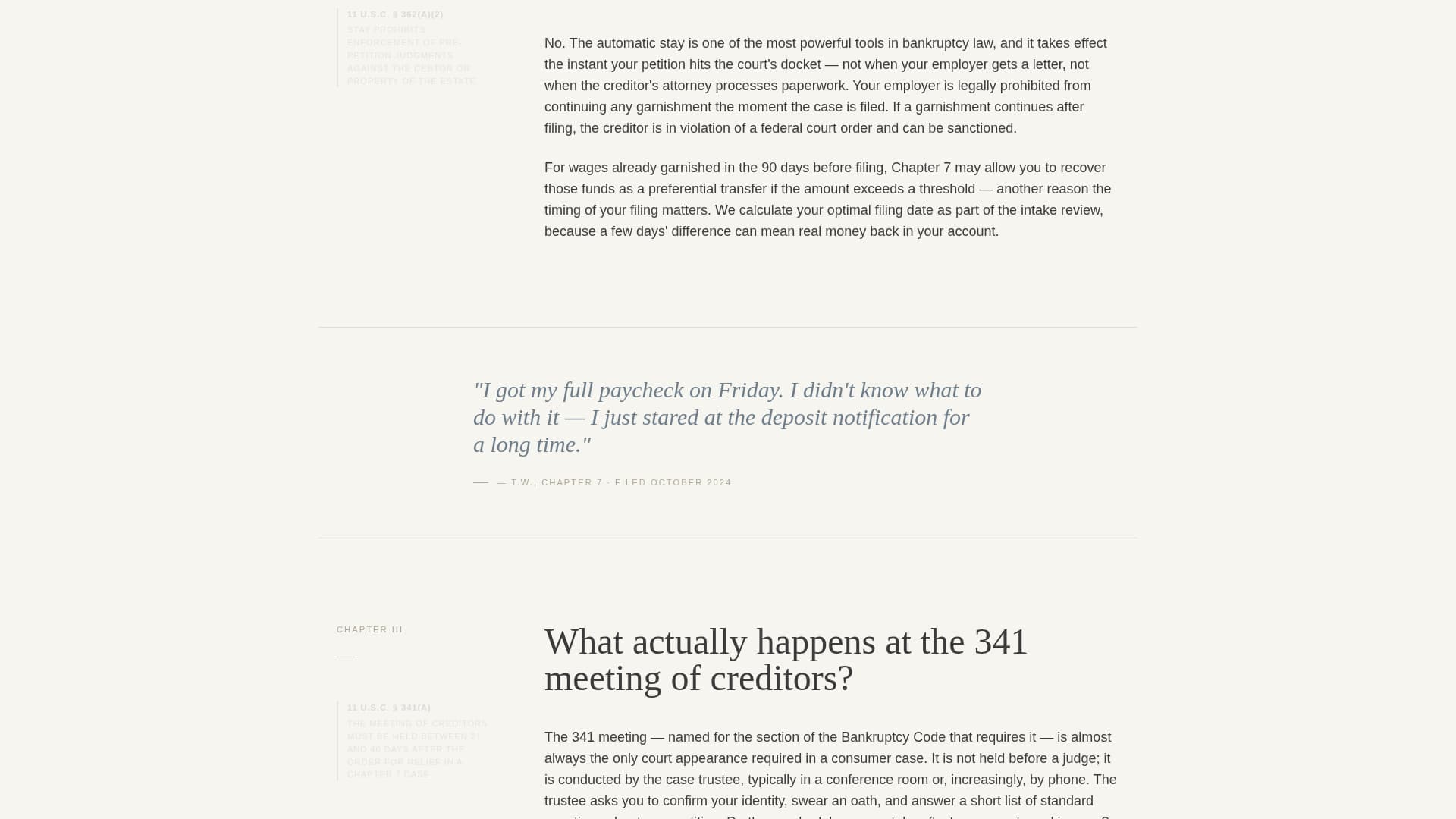 Law Firm & Attorney FAQ & Common Questions Website Template