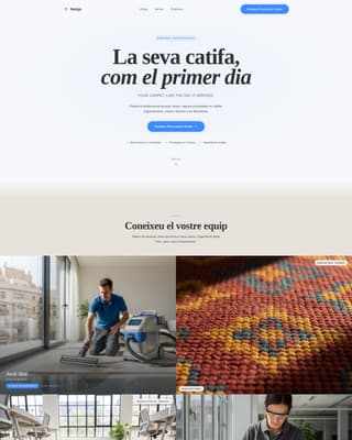 Neteja - Trusted Carpetcleaning Landing Page Template
