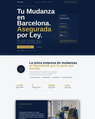 Traslado - Trusted Moving Landing Page Template