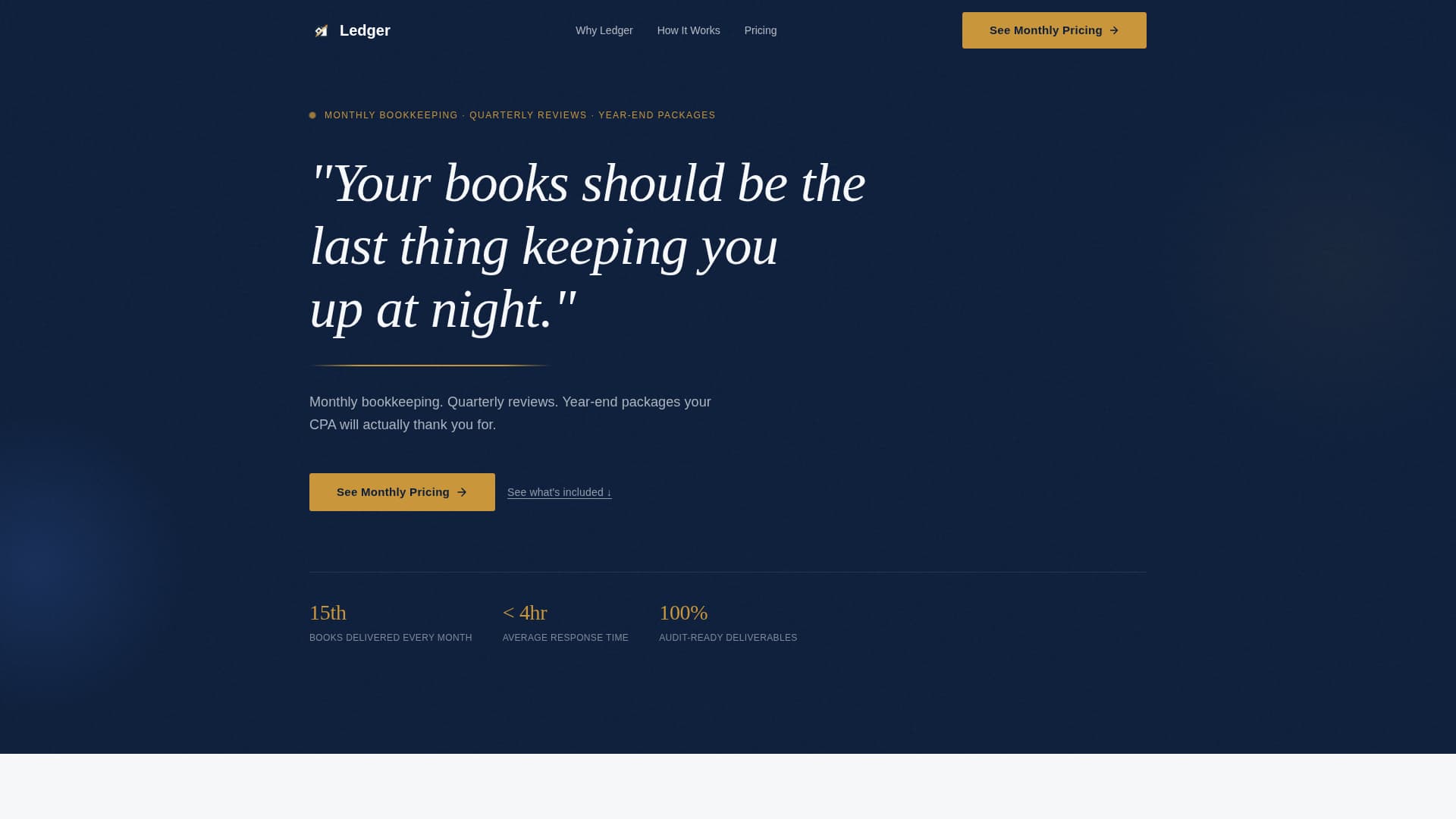 Bookkeeper Specialist Booking Website Template