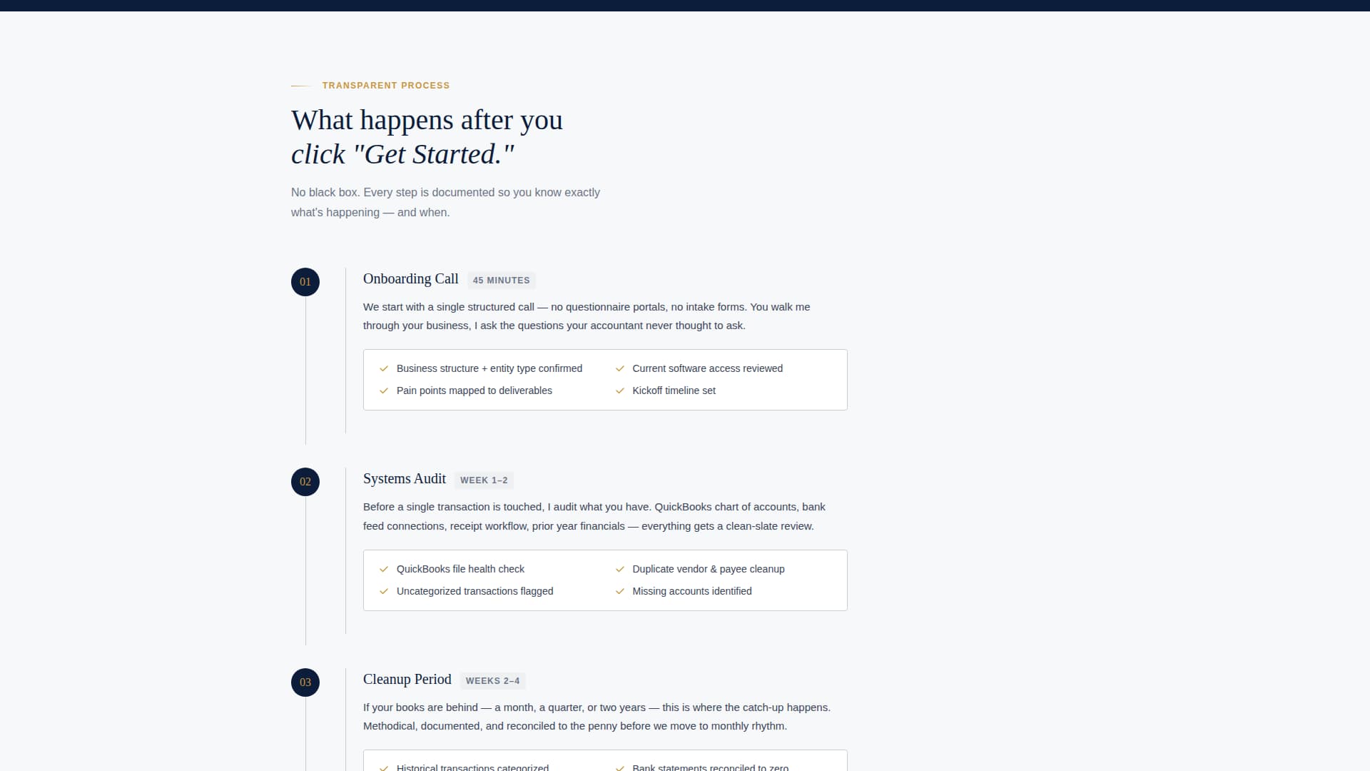 Bookkeeper Specialist Booking Website Template