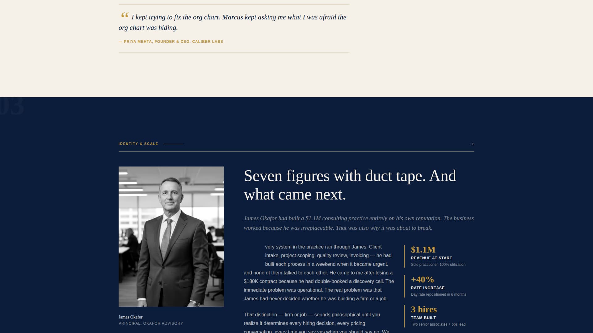 Specialist Business Coach Appointment Booking Website Template