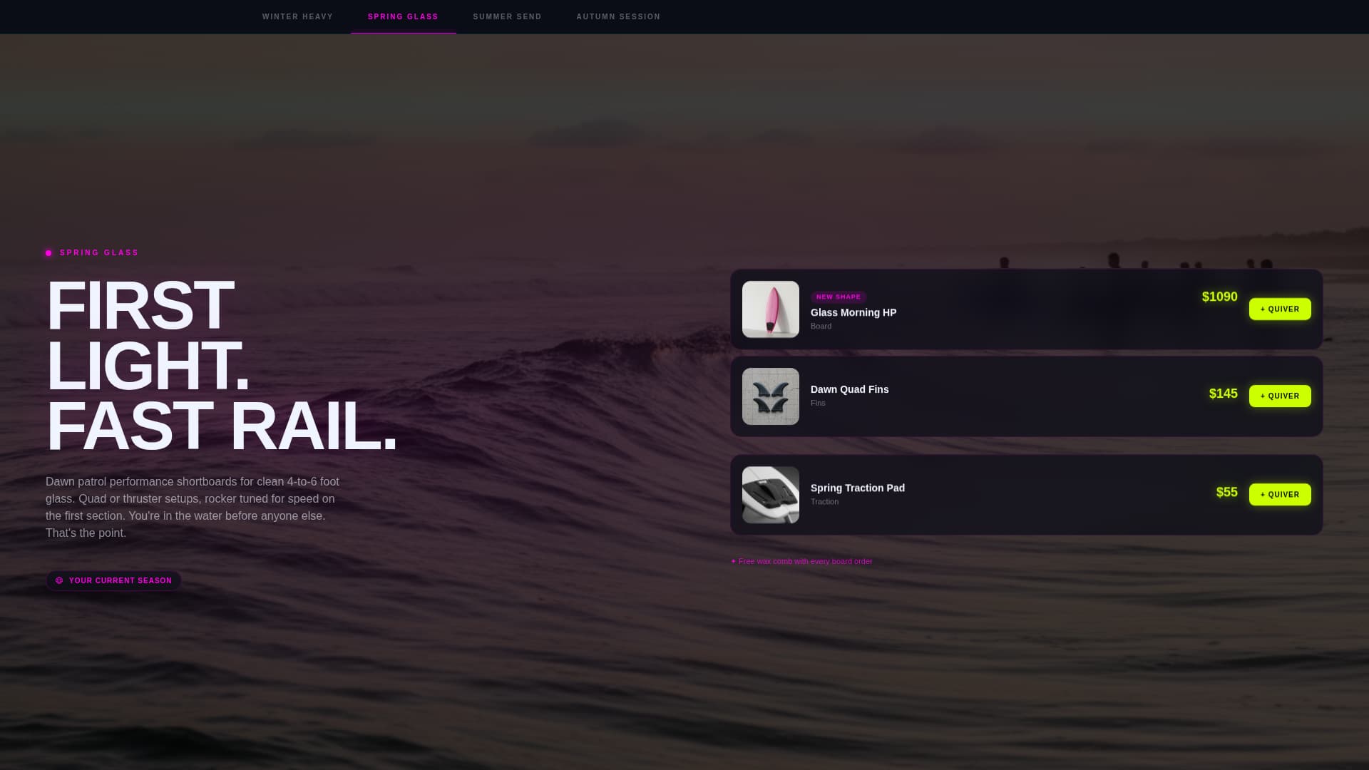 Breaker — Bold Wave Sports Landing Page Template