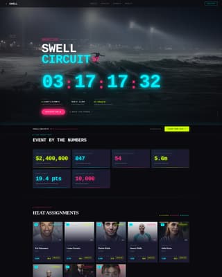 Shred — Adrenaline Board Culture Landing Page Template