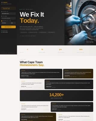 Reboot - Trusted Appliancerepair Landing Page Template